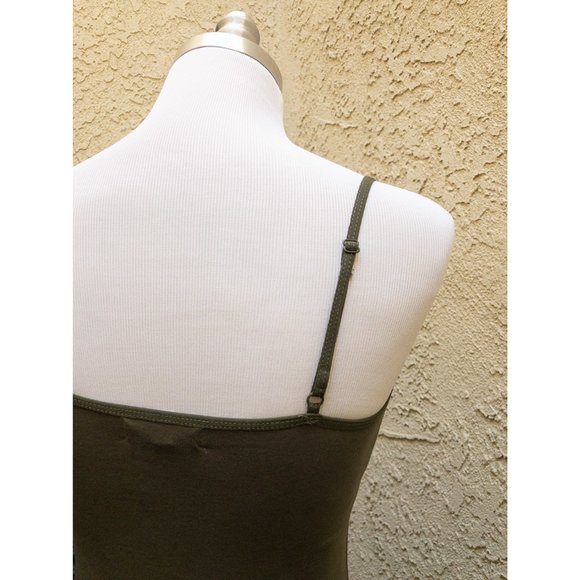 Olive Green Cami Bodycon Mini Dress - Picture 6 of 6